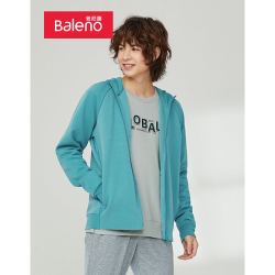 Baleno 班尼路 88031515 男子纯色拉链开衫