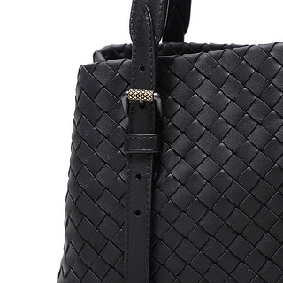 BOTTEGA VENETA 葆蝶家 女士皮革单肩包 546494VO0BA1000 黑色