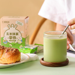 蜜雪冰城奶茶_蜜雪冰城 雪王玄米抹茶拿铁 2盒共10包多少钱-什么值得
