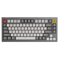 京东京造 Q1 82键 有线机械键盘 银灰色 佳达隆幻影银轴 RGB