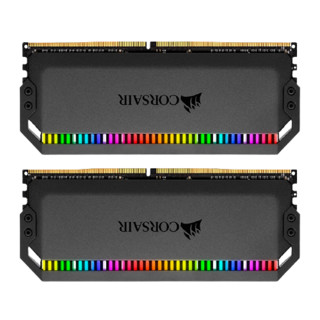 USCORSAIR 美商海盗船 统治者系列 DDR4 3000MHz RGB 台式机内存 灯条 黑色 32GB 16GB*2 CMT32GX4M2C3000C15