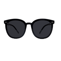 TOS 拓闪 男女款太阳镜 GMbears 偏光款 黑色 63mm