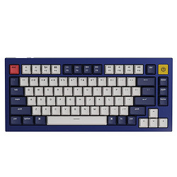 J.ZAO 京东京造 Q1 82键 客制化有线机械键盘 蓝色 佳达隆幻影黄轴 RGB
