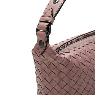 BOTTEGA VENETA 葆蝶家 女士羊皮手提包 547322V00166609 深粉色