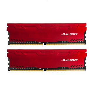 JUHOR 玖合 星辰 DDR4 3000MHz 台式机内存 马甲条 红色 32GB 16GB*2