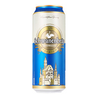 Schwanenbräu 天鹅堡 Schwanenbrau天鹅城堡(Schwanenbraeu) 小麦白啤酒 500ml*24听 德国原装进口