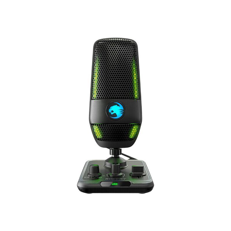 ROCCAT 冰豹 TORCH 拓驰 录音室级麦克风 黑色 RGB