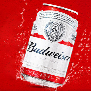 Budweiser 百威 经典醇正啤酒 255ml*24听 mini罐