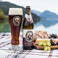范佳乐 教士啤酒黑啤450ml*12瓶德国风味小麦啤酒