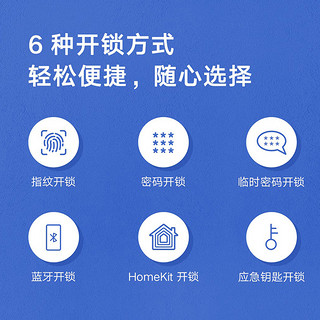 小米智能门锁e指纹锁家用防盗门米家APP手机远程控制带门铃密码锁智能锁电子锁十大品牌官方旗舰店正品有售（青春锁-右开门）
