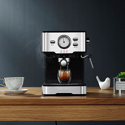 Donlim 东菱 咖啡机家用小型意式半自动蒸汽式打奶泡机