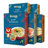 Rivsea 禾泱泱 婴幼儿面条 国行版 原味 180g*2盒+绿花椰菜南瓜味 180g*2盒+菠菜味 180g