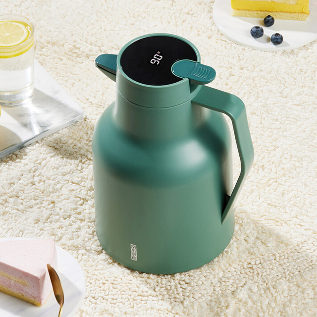 京东京造jz1961 保温壶1.5L 灰豆绿【报价价格评测怎么样】-什么值得买