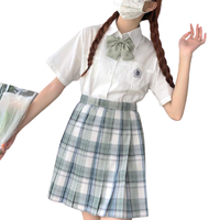 春日制服部 旧竹友 JK制服 女士格裙 42cm S