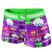 Cheebana 青蕉 男士平角内裤 CF092124heji 童心款 电子情人 M