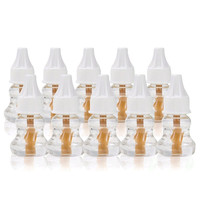 彩虹电蚊香液 家用优惠装（灭蚊液）驱蚊液 无味防蚊液 防蚊水 蚊香器驱蚊器（灭蚊器）套装 （10瓶无味300夜补充装）WX10W