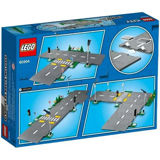 LEGO 乐高 City城市系列 60304 带交通灯的十字路口