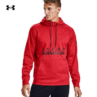 UNDER ARMOUR 安德玛 官方UA Armour 男子1/2拉链抓绒连帽训练运动卫衣1357453