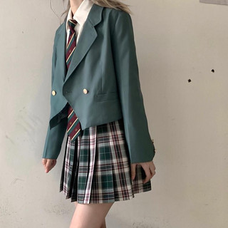 春日制服部 极地苔原 JK制服 女士格裙 42cm S