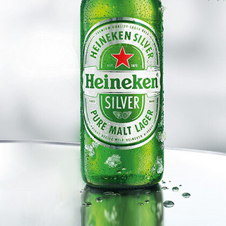 Heineken 喜力 星银 啤酒 207ml*6瓶