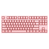 ikbc W200 87键 蓝牙双模机械键盘 粉色 Cherry红轴 无光
