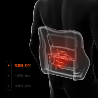 8H小护士热敷仿真按摩腰靠办公室靠垫汽车座椅腰垫靠背护腰枕小米