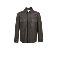 SELECTED 思莱德 男士皮夹克 421110010E57 橄榄绿 M