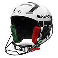 BRIKO 滑雪头盔 2001L80 白色 S 意大利国家队款