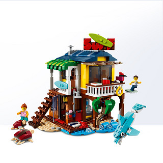 LEGO 乐高 Creator3合1创意百变系列 31118 冲浪者沙滩小屋
