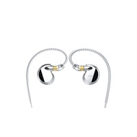 DUNU 达音科 隼PRO 入耳式挂耳式动圈有线耳机 银色 3.5mm/2.5mm/4.5mm