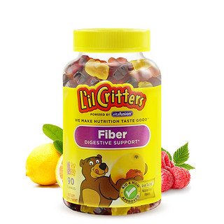 L'il Critters 儿童营养果蔬膳食纤维软糖 90粒装