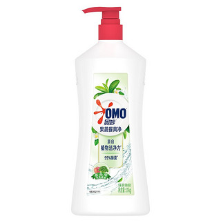 OMO 奥妙 果蔬餐具净 1.1kg*2瓶+1.1kg*2瓶补充装 绿茶海盐