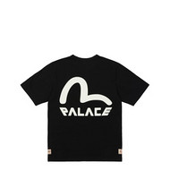 PALACE EVISU SEAGULL T-SHIRT BLACK | Palace Skateboards