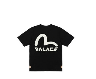 PALACE EVISU SEAGULL T-SHIRT BLACK | Palace Skateboards