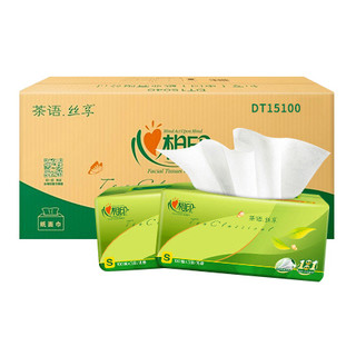 心相印 茶语丝享系列 抽纸 3层*100抽*4包(190*132mm)