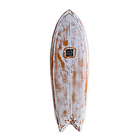 SOUTH COAST SURFBOARDS Southside 传统冲浪板 鱼板 白色/褐色 5尺3