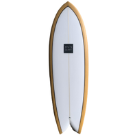 SOUTH COAST SURFBOARDS Southside fish 传统冲浪板 鱼板 白色/黄色 5尺6