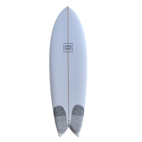 SOUTH COAST SURFBOARDS Southside 传统冲浪板 鱼板 白色 5尺8