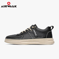 AIRWALK Airwalk美国休闲男鞋经典二层牛皮黑白鞋（合189元/件）