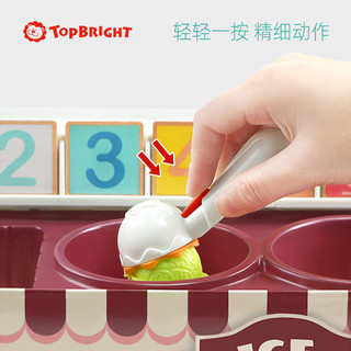 特宝儿 topbright）缤纷数字认知冰淇淋盒亲子互动过家家儿童玩具男孩女孩益智玩具3-6岁生日节日礼物