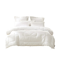 MERCURY 水星家纺 爱丽丝 七孔纤维厚冬被 白色 150*210cm 2代