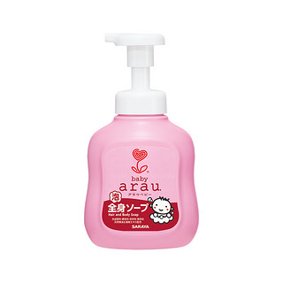 日本亲皙（ARAU）宝贝洗发沐浴液 婴儿洗发沐浴二合一 儿童保湿型沐浴露 450ml