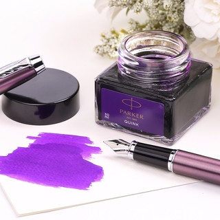 PARKER 派克 QUINK 钢笔墨水 蓝黑 30ml
