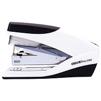 deli 得力 省力型订书机订书器 单指轻松装订 办公用品文具 0368白色