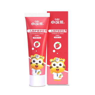  小浣熊 不含氟护齿 儿童牙刷套装  50g草莓牙膏【1支装】 41-90g -