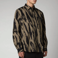 KENZO 男士印花休闲衬衫