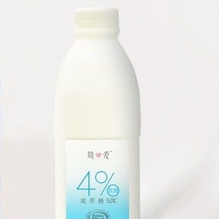 simplelove 简爱 4%蔗糖风味发酵乳 1.06kg