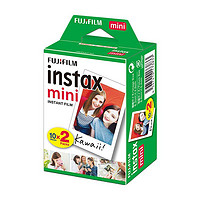 INSTAX 一次成像相机 MINI相纸 白边（双包装）