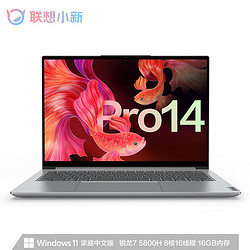 Lenovo 联想 小新 Pro14 标压锐龙版 14英寸轻薄笔记本电脑（R7-5800H、16GB、512GB 2.8K 90Hz ）