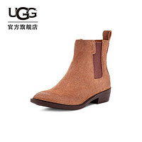 UGG 秋季女士方根高弹力三角布款时尚女靴1114254 CGND | 咖啡色 38